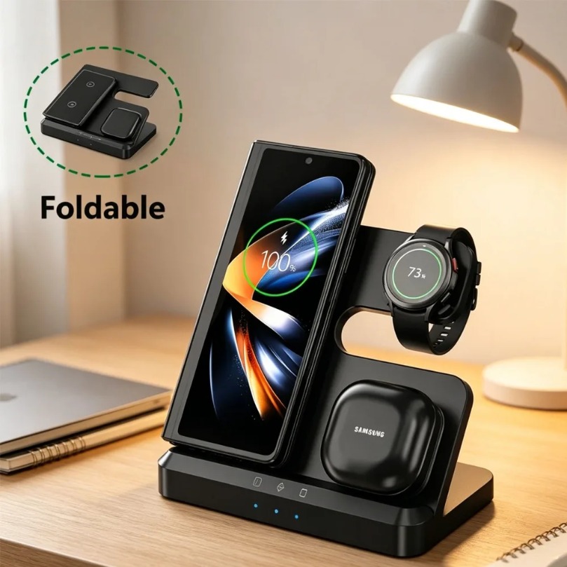 Watch Charger Cable - Carregador Sem Fio Rápido 3 em