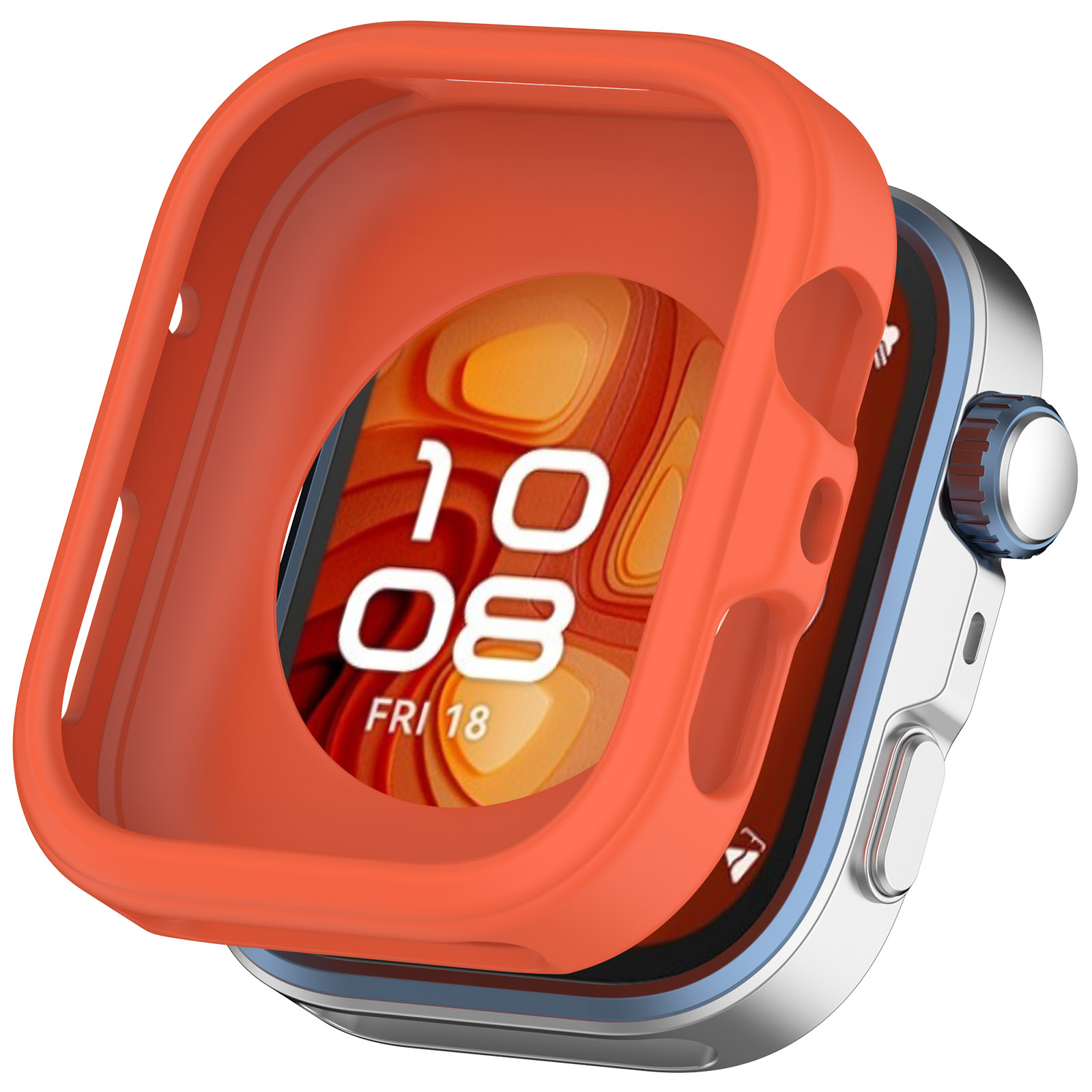 Smartwatch Watch Accessories For Women - Capa de silicone macia para relógio
