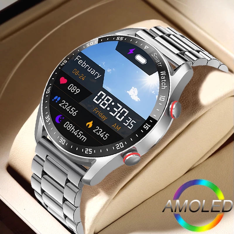 Smartwatch X12 - Impermeável relógio inteligente para homens, Bluetooth