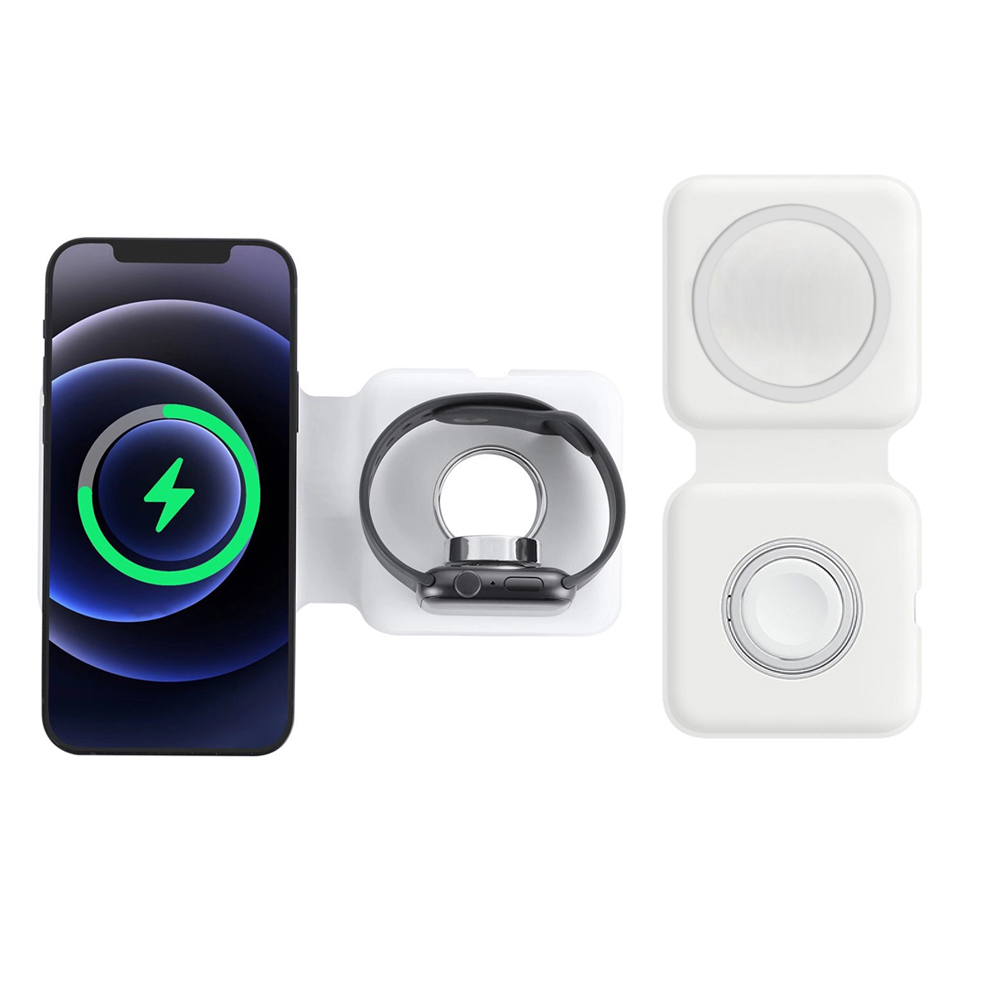 Smartwatch X12 - 2in1 Magsafe Duo magnético carregador sem