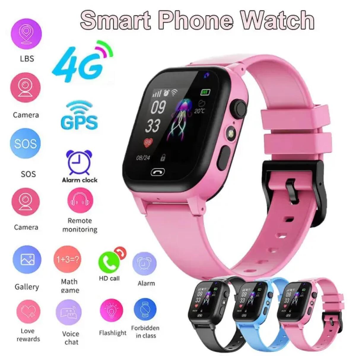 Smartwatch Id - Crianças relógio inteligente 4g multifuncional à