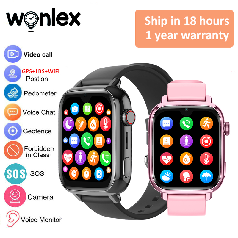 Smartwatch Store - Wonlex kt34 relógio inteligente infantil 4g