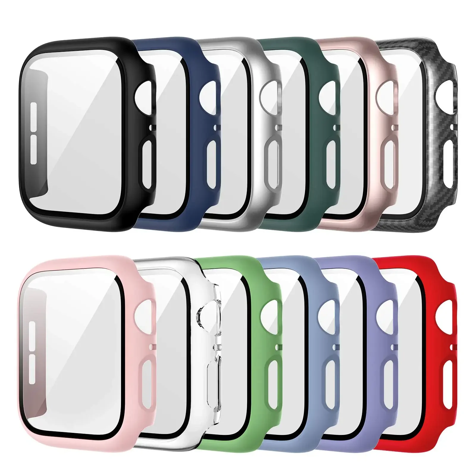 Watch Case Bumper - Vidro temperado + capa para apple