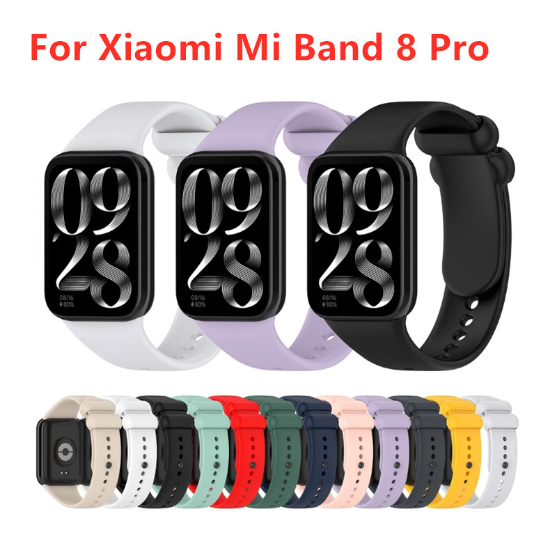 Android Smartwatch Accessories - Pulseira de silicone para Xiaomi Mi