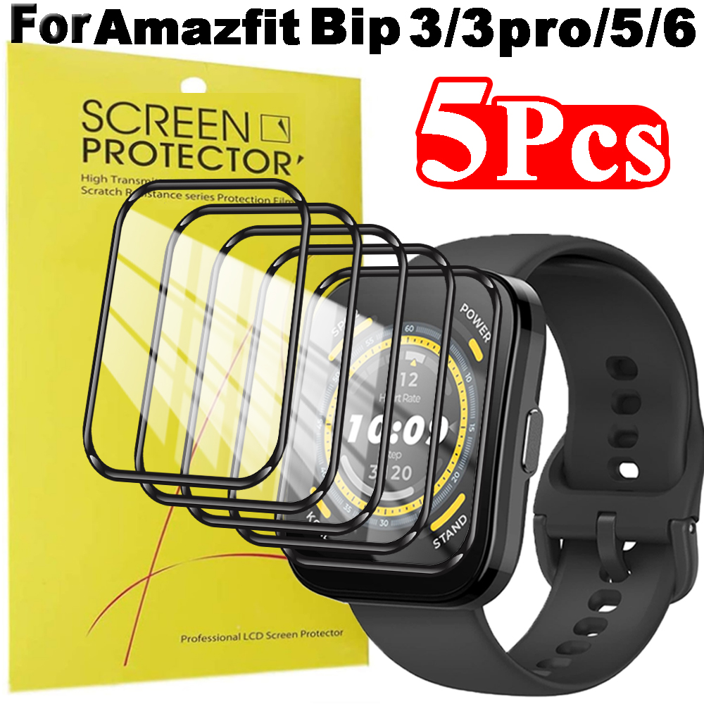 Amazfit Smartwatch Accessories - 1-5 pçs protetor de tela hd