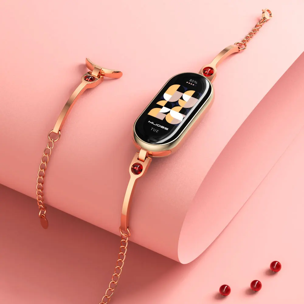 Android Smartwatch Accessories - Pulseira de substituição de aço inoxidável