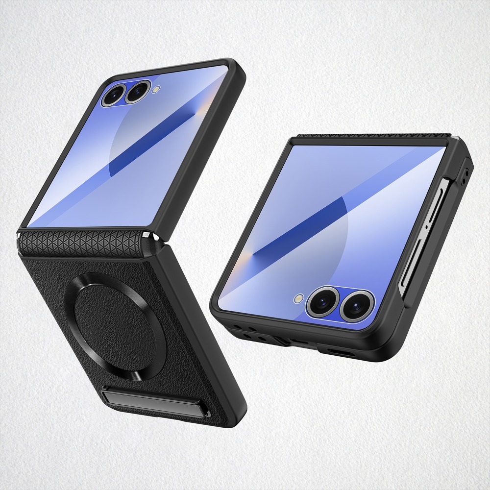 Magnetic Charging Stand - Capa de Couro com Suporte Magnético