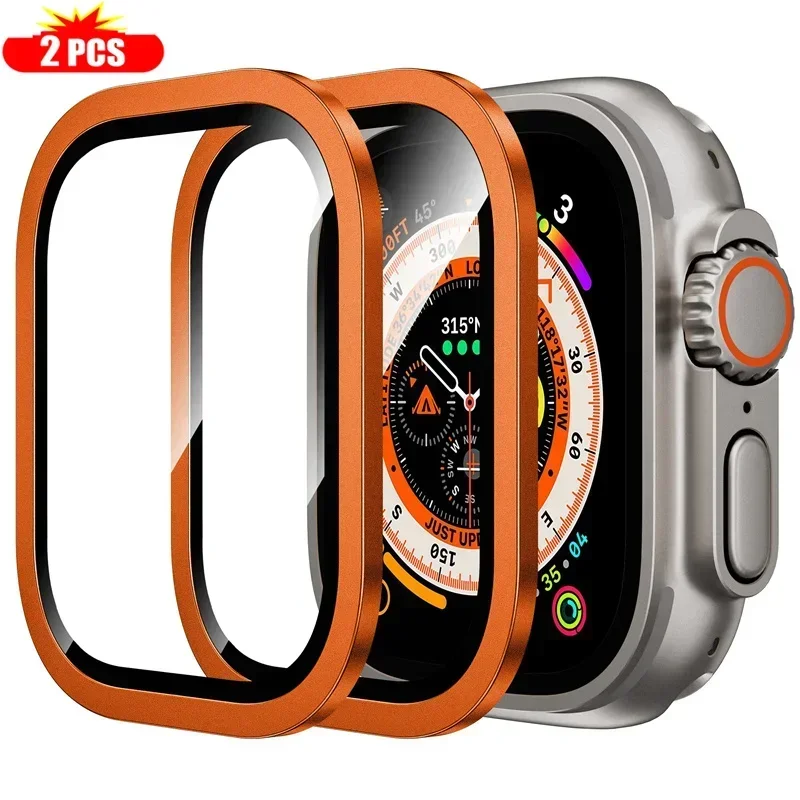 Moldura de metal de titânio pa - Smartwatch Watch Accessories For Women avaliação e preço