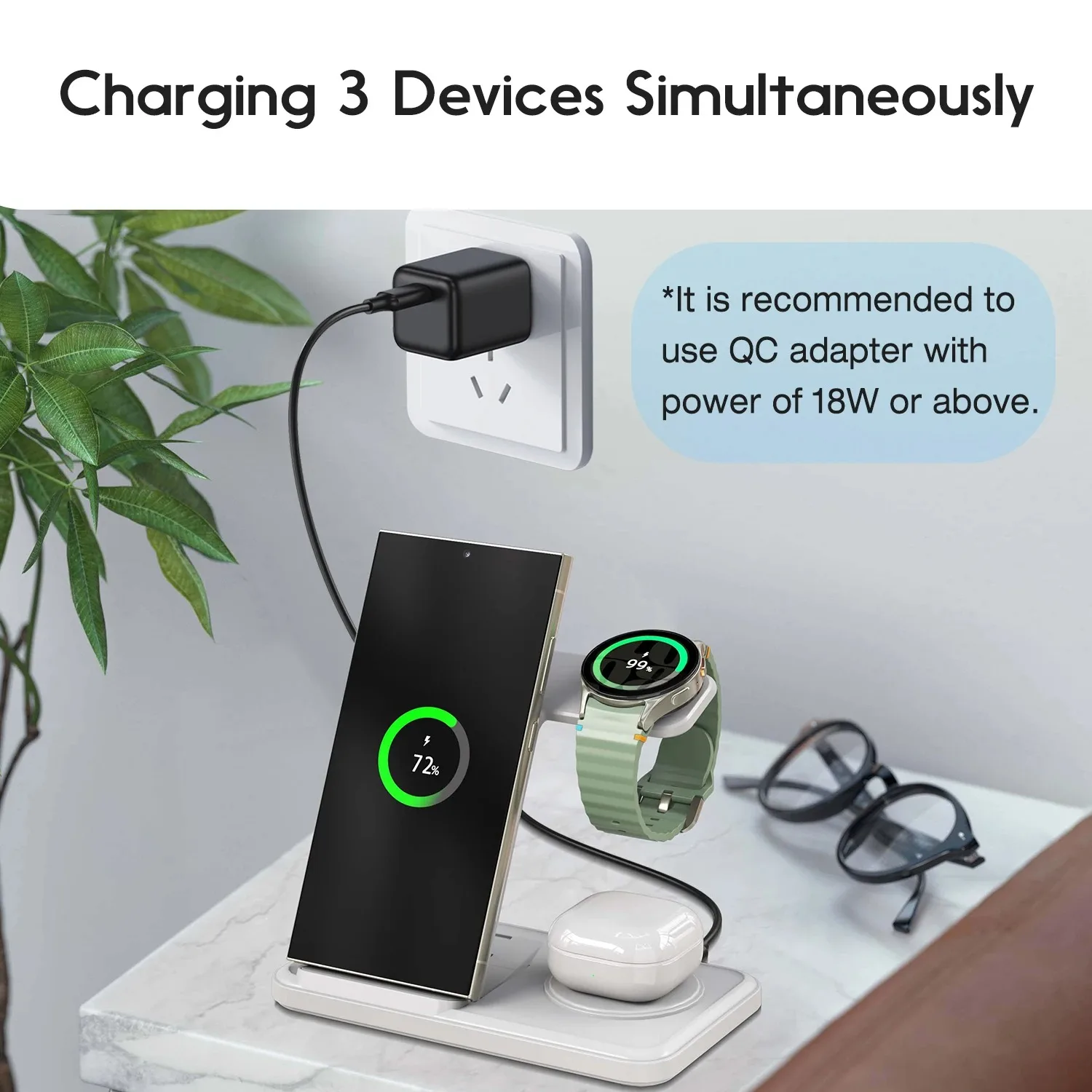 Estação de carregamento sem fi - Watch Charger Cable avaliação e preço