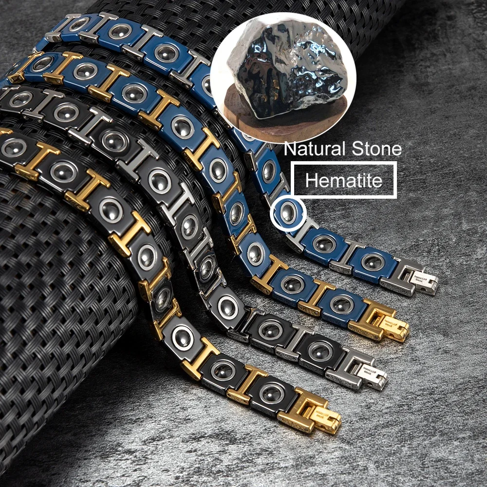 Pulseira de cerâmica azul sonh - Ceramic Link Bracelet avaliação e preço