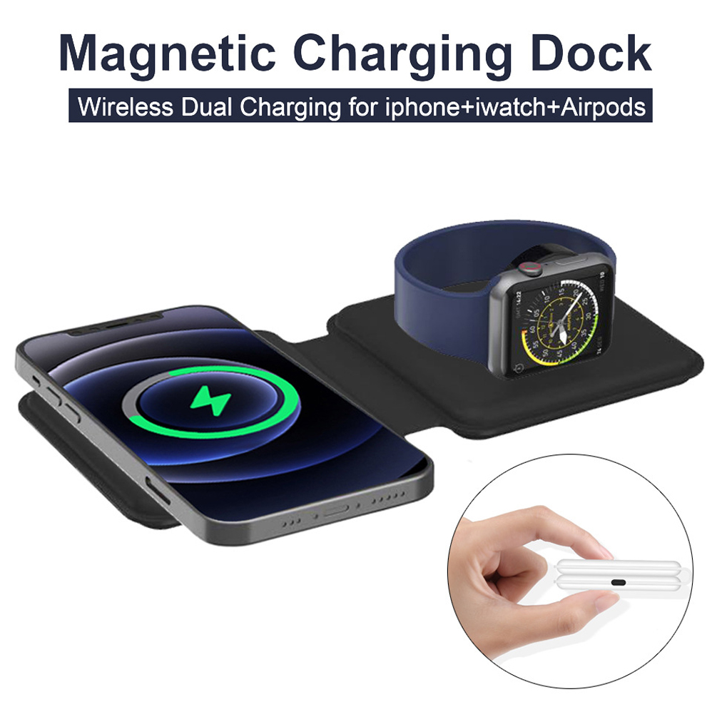 2in1 Magsafe Duo magnético car - Smartwatch X12 avaliação e preço