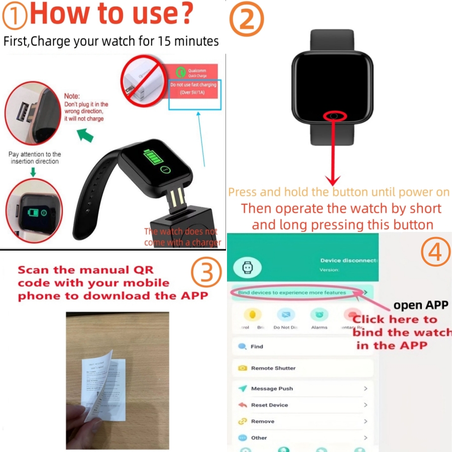 Relógio inteligente para homen - Android Smartwatch Accessories avaliação e preço