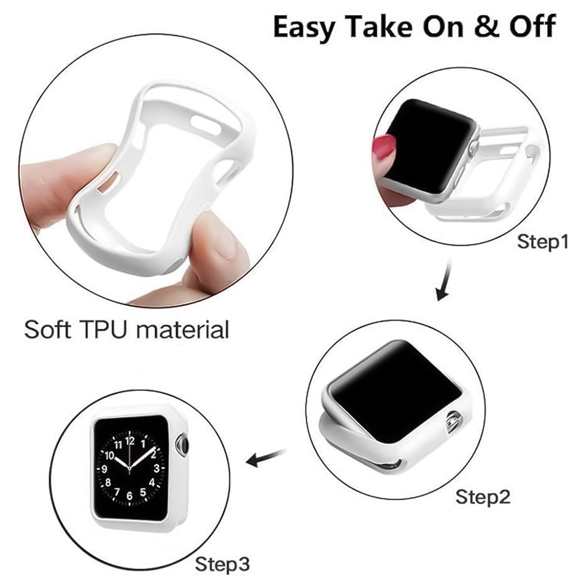 Capa de silicone tpu para huaw - Huawei Smartwatch Accessories avaliação e preço
