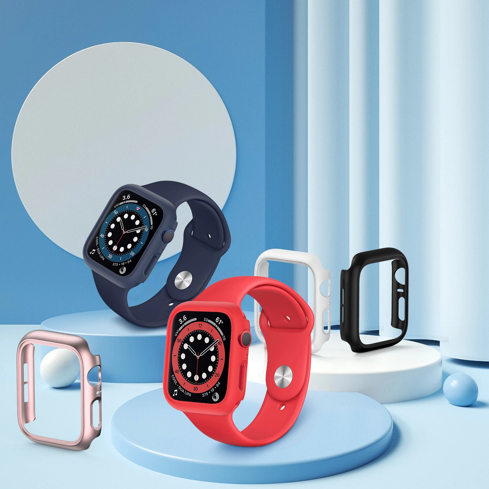 Capa fosca para apple watch 45 - Watch Case Bumper avaliação e preço
