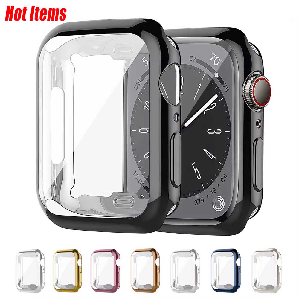 Capa para apple watch case 44m - Smartwatch Watch Accessories For Women avaliação e preço