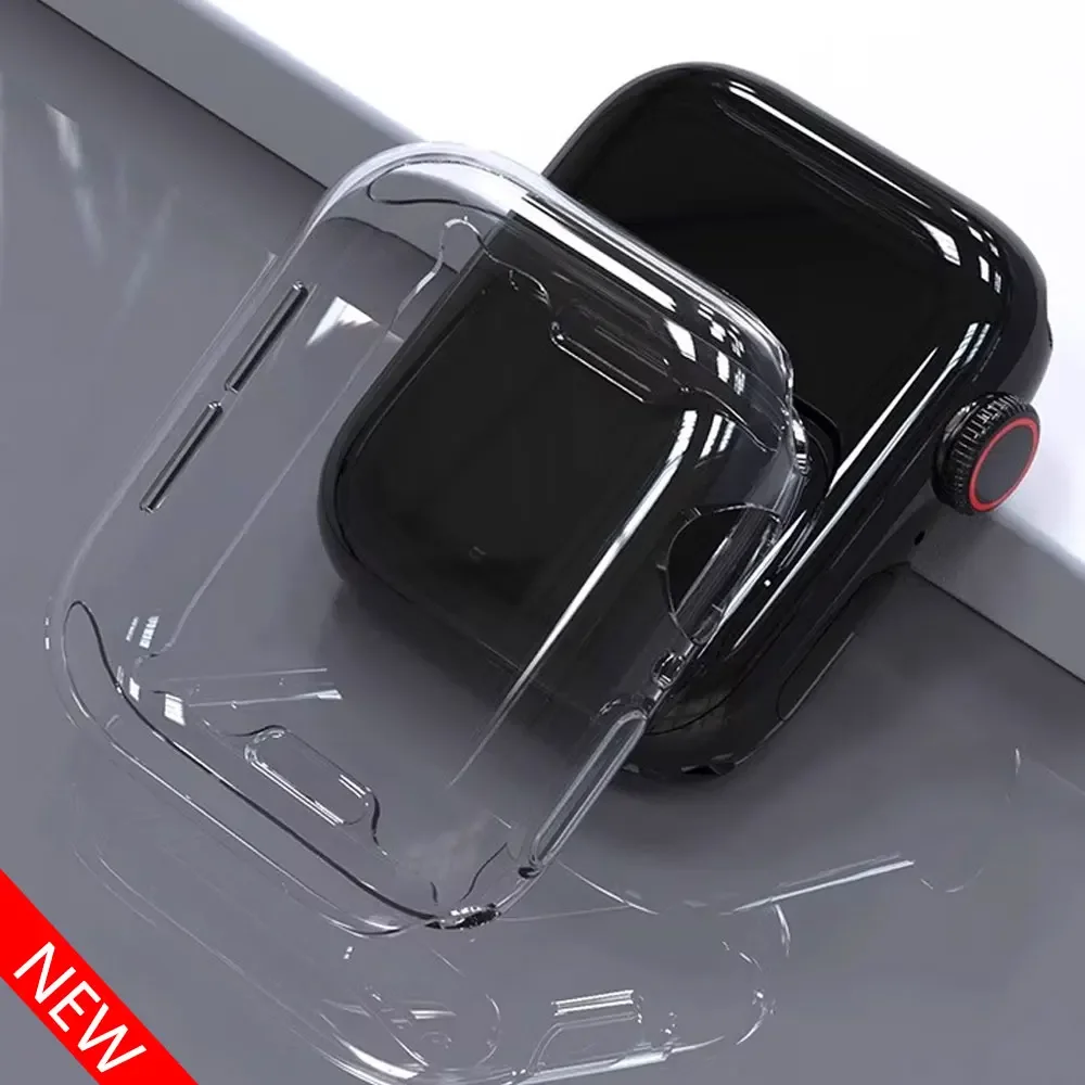 Capa para apple watch case 44m - Smartwatch Watch Accessories For Women avaliação e preço