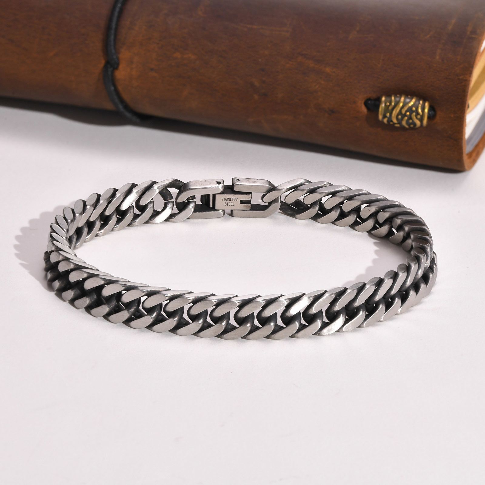 Pulseiras de corrente cubana r - Ceramic Link Bracelet avaliação e preço