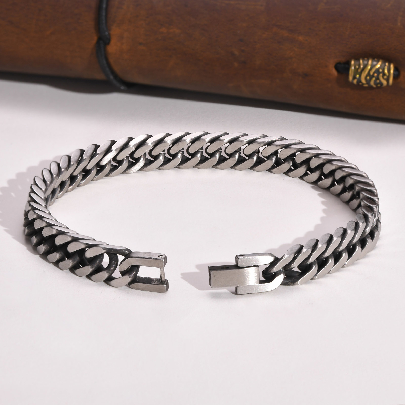 Pulseiras de corrente cubana r - Ceramic Link Bracelet avaliação e preço