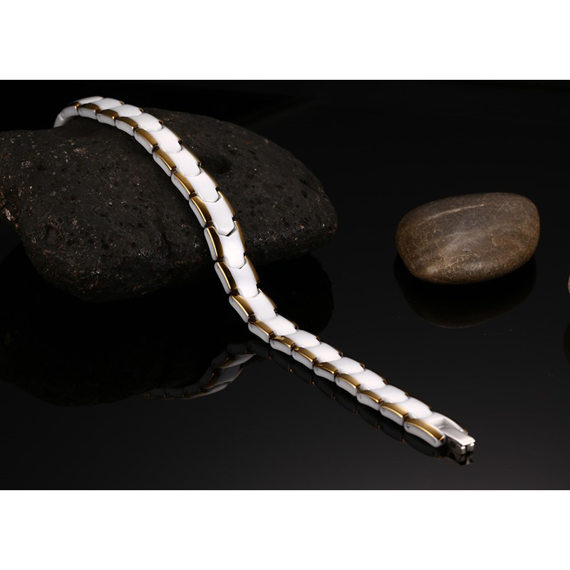 Pulseiras vinterly para mulher - Ceramic Link Bracelet avaliação e preço