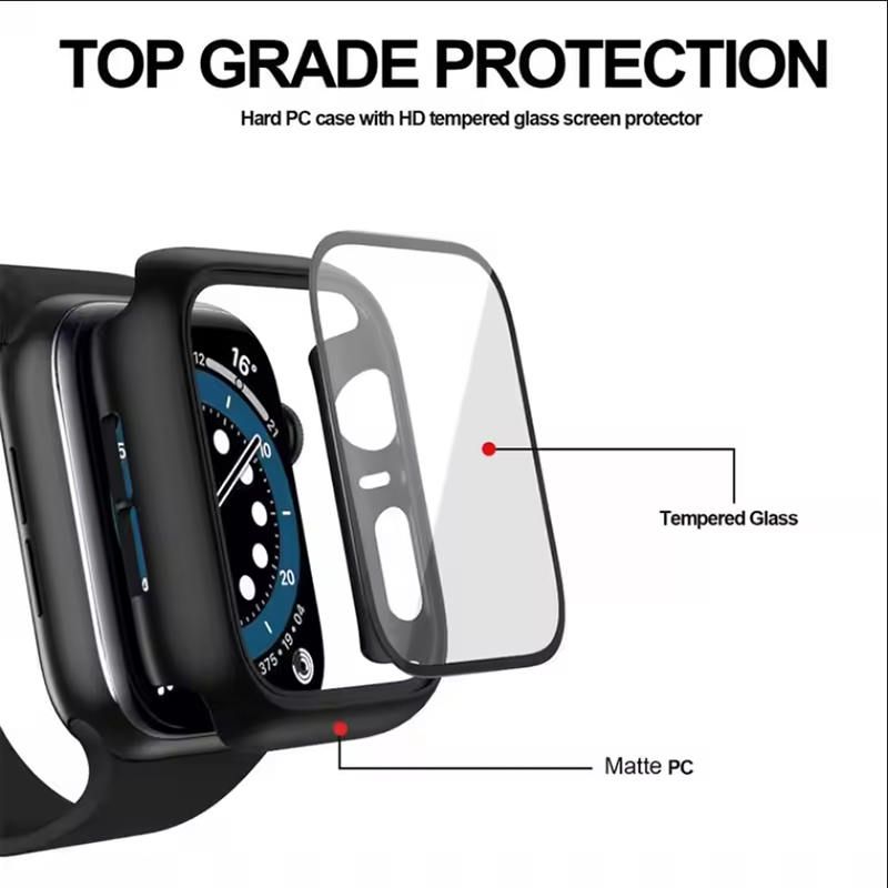 Vidro Temperado + Capa para Ap - Watch Case Bumper avaliação e preço