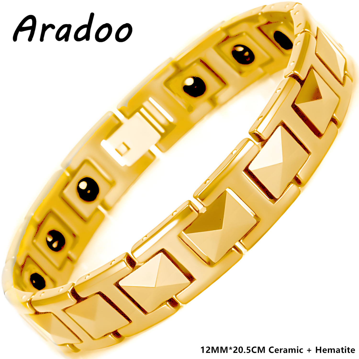 Pulseira de cerâmica premium A - Ceramic Link Bracelet avaliação e preço