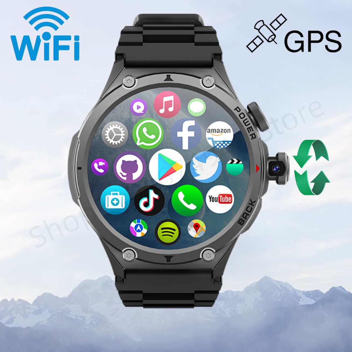 H12 smartwatch 4g lte relógio  - Smartwatch Store avaliação e preço