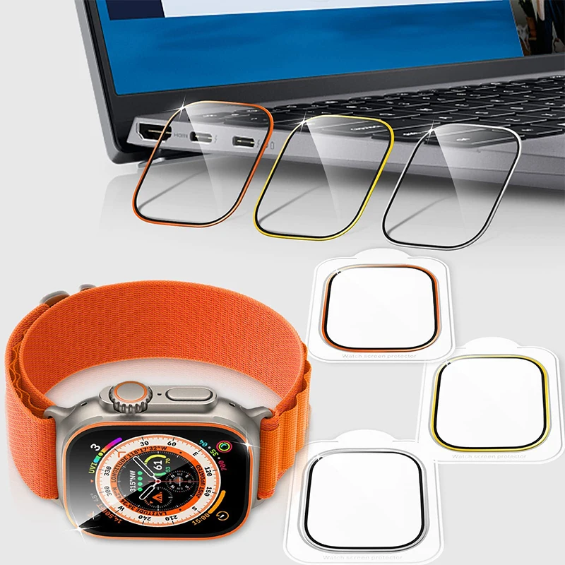 Vidro temperado para apple wat - Smartwatch Straps & Accessories avaliação e preço