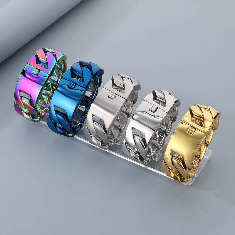 20/26/31mm 316l aço inoxidável - Ceramic Link Bracelet avaliação e preço