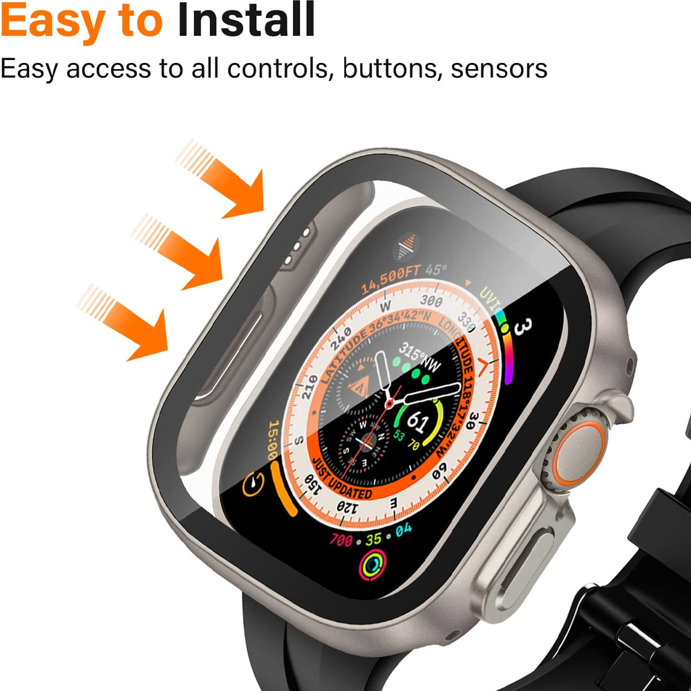 Vidro + capa para apple watch  - Watch Case Bumper avaliação e preço