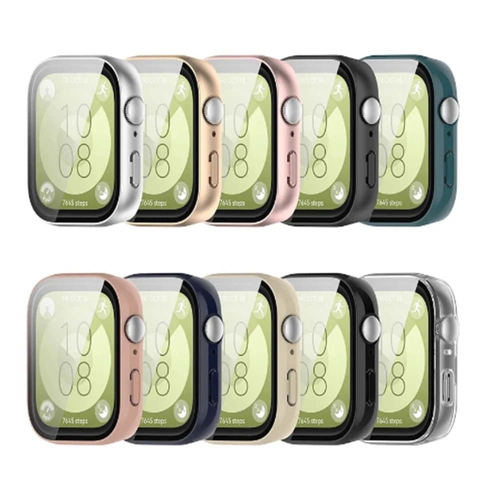 Capa de vidro e PC para relógi - Smartwatch Watch Accessories For Women avaliação e preço