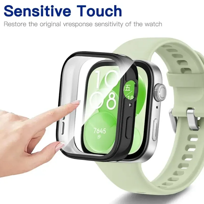 Capa de vidro e PC para relógi - Smartwatch Watch Accessories For Women avaliação e preço
