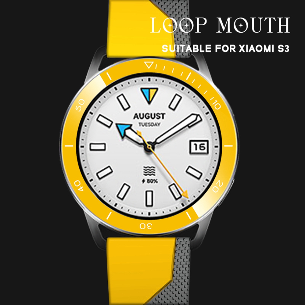 Para Xiaomi Watch S4 / S3: Aro - Smartwatch Watch Accessories avaliação e preço
