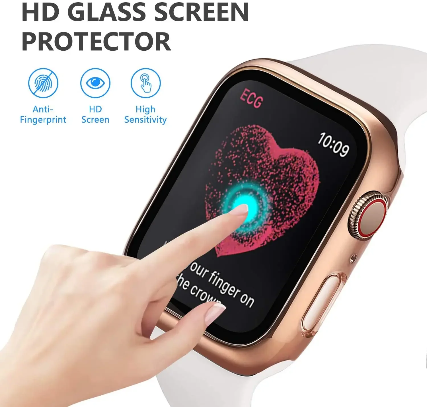 Vidro temperado + capa para ap - Watch Case Bumper avaliação e preço