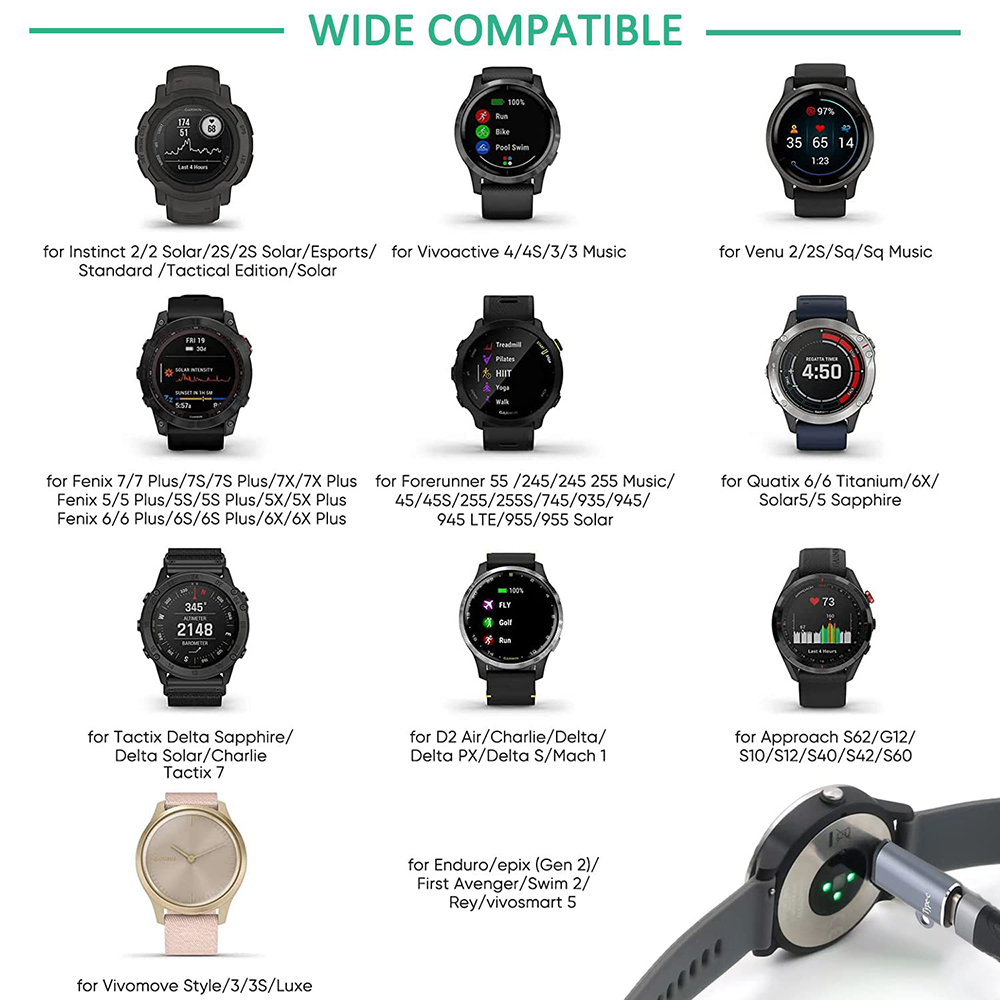 Adaptador portátil de carregam - Smartwatch Watch Accessories avaliação e preço