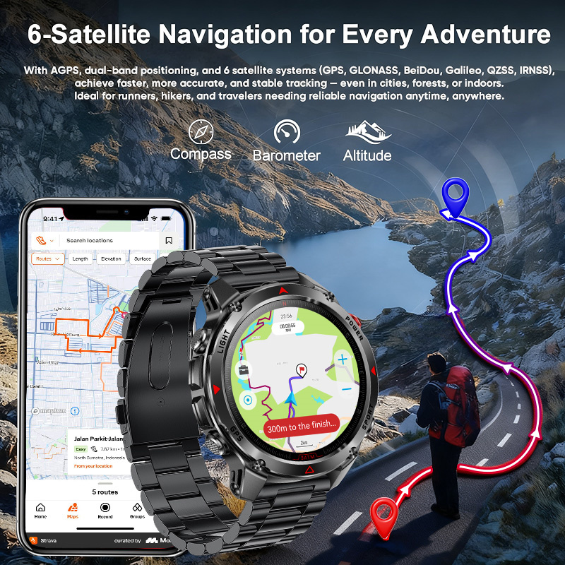 T-rex 3 pro grau militar agps  - Android Smartwatch Accessories avaliação e preço
