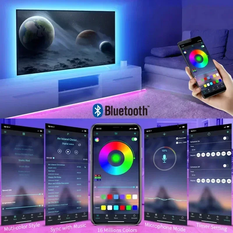Faixa de luz led rgb inteligen - Smart Accessories avaliação e preço