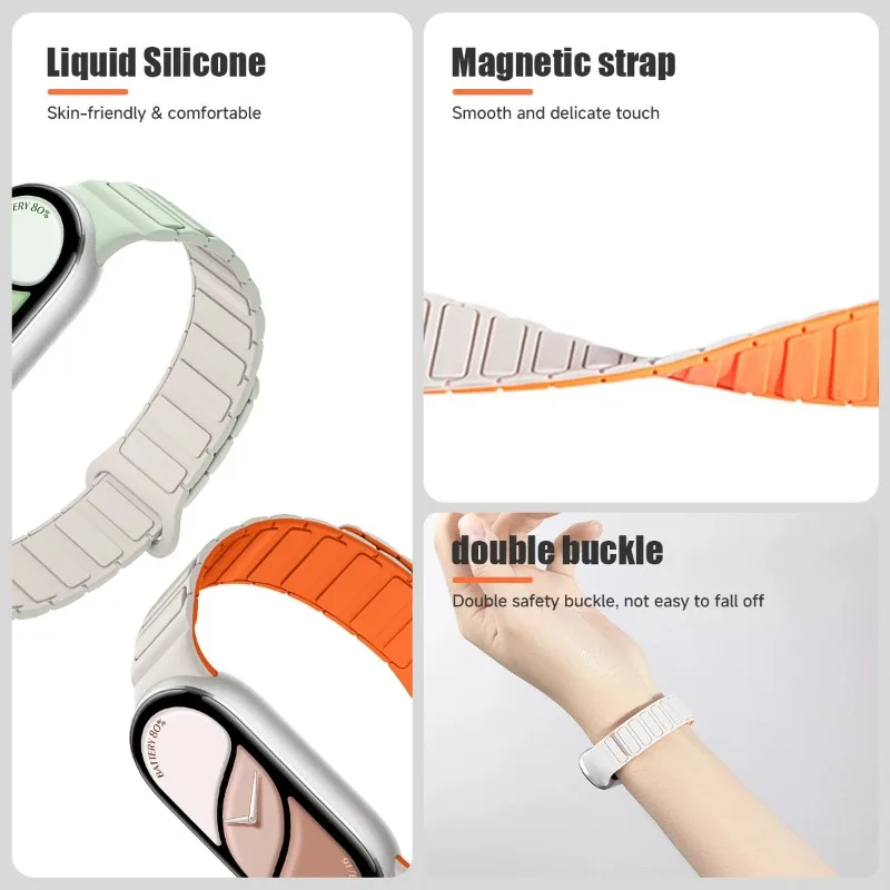 Pulseira de Silicone para Xiao - Smartwatch Watch Accessories For Women avaliação e preço