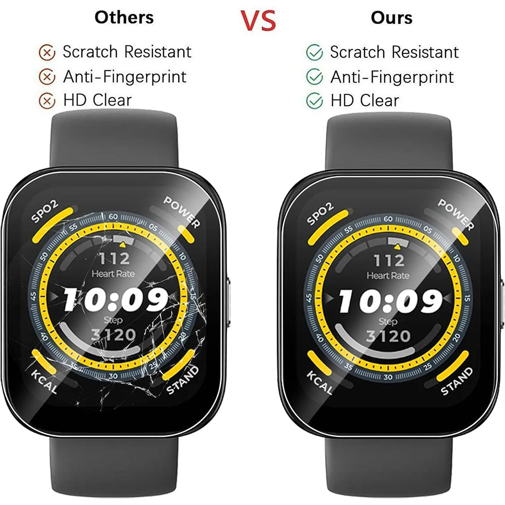 3 pçs claro hd filme protetor  - Amazfit Smartwatch Accessories avaliação e preço