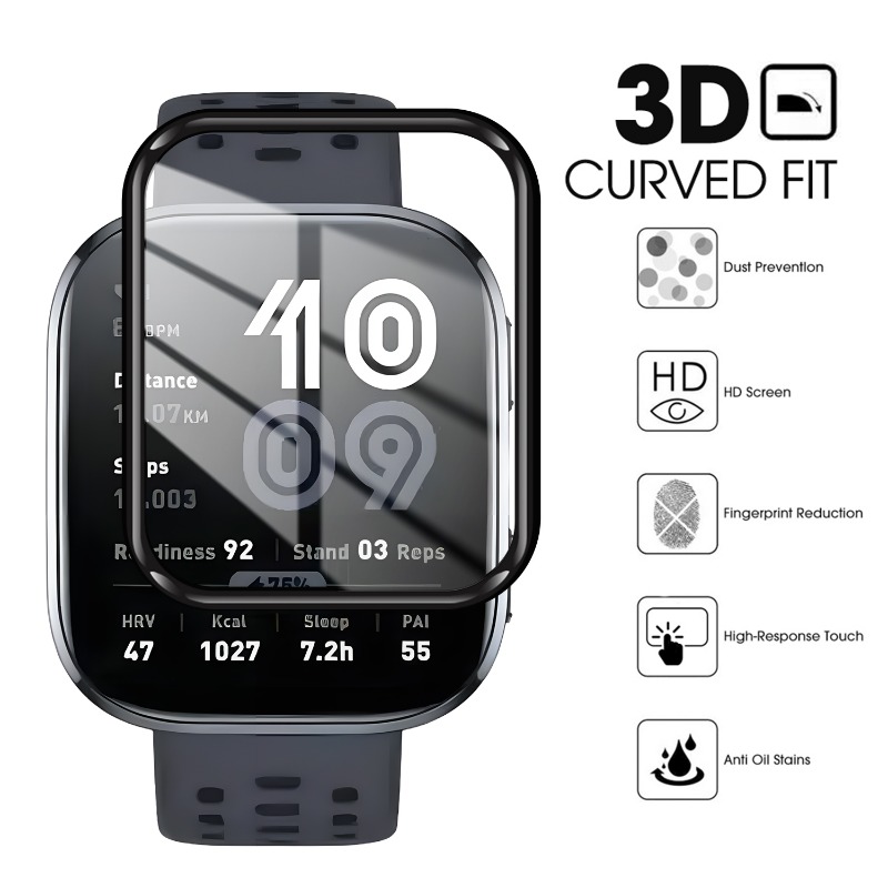 1-5 pçs protetor de tela hd pa - Amazfit Smartwatch Accessories avaliação e preço