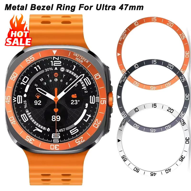 Capa de metal moldura anel cas - Android Smartwatch Accessories avaliação e preço