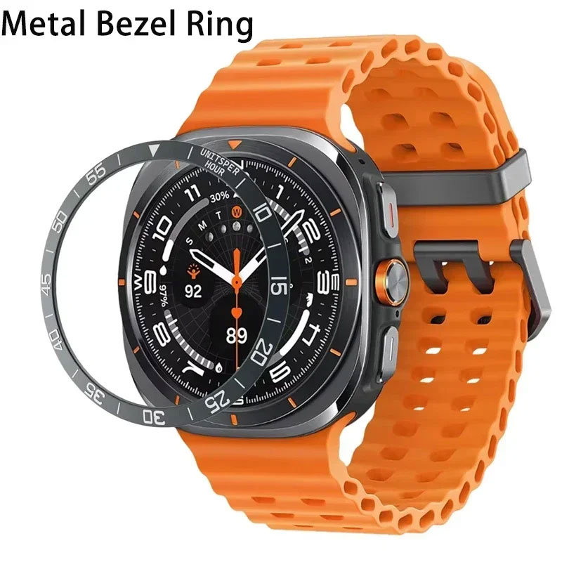 Capa de metal moldura anel cas - Android Smartwatch Accessories avaliação e preço