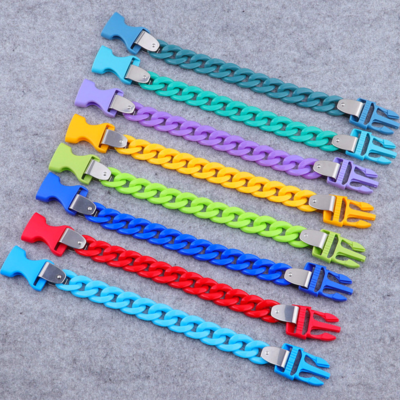 FishSheeped-Colorido Acrílico  - Ceramic Link Bracelet avaliação e preço