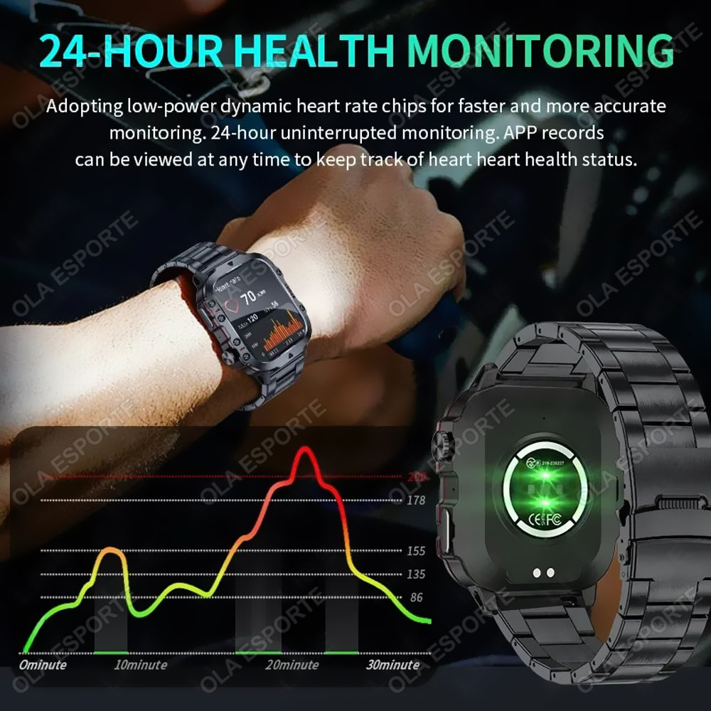Novo Smartwatch Militar 2026 p - Smartwatch X12 avaliação e preço