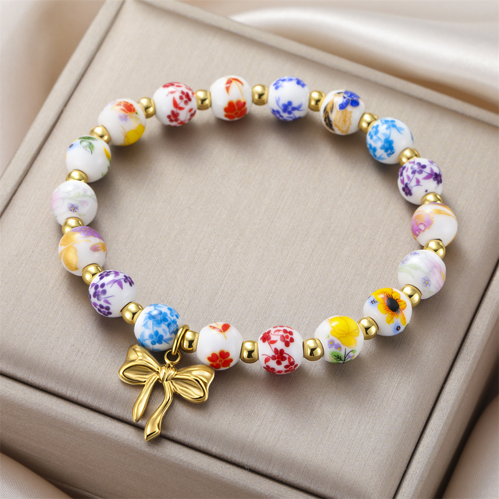 Pulseiras de Contas de Cerâmic - Ceramic Link Bracelet avaliação e preço