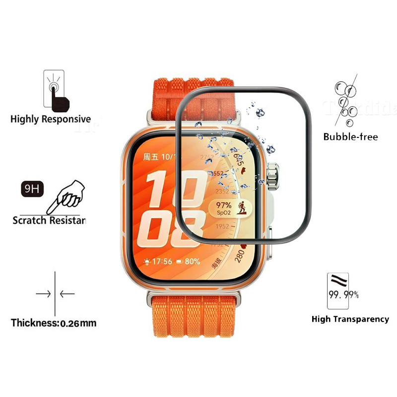 Vidro Temperado Macio para Hua - Huawei Smartwatch Accessories avaliação e preço