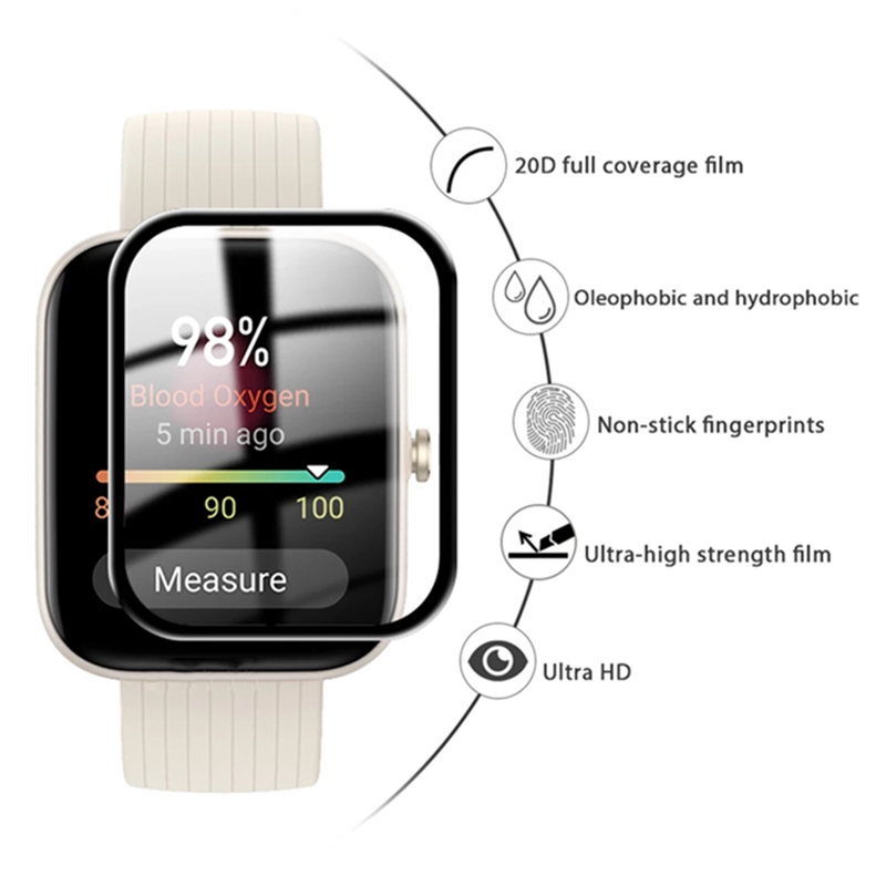 1-5 pçs protetor de tela para  - Amazfit Smartwatch Accessories avaliação e preço