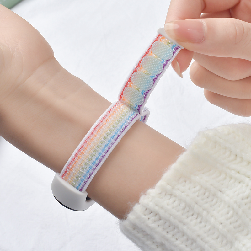 Nylon Loop para Xiaomi Mi Band - Smartwatch Watch Accessories For Women avaliação e preço
