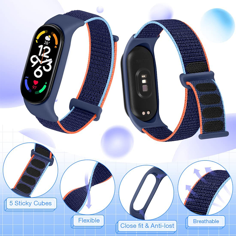 Nylon Loop para Xiaomi Mi Band - Smartwatch Watch Accessories For Women avaliação e preço