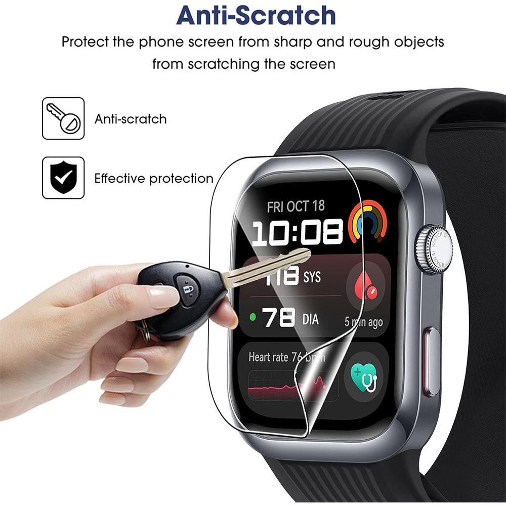3 pçs tpu filmes de hidrogel p - Huawei Smartwatch Accessories avaliação e preço