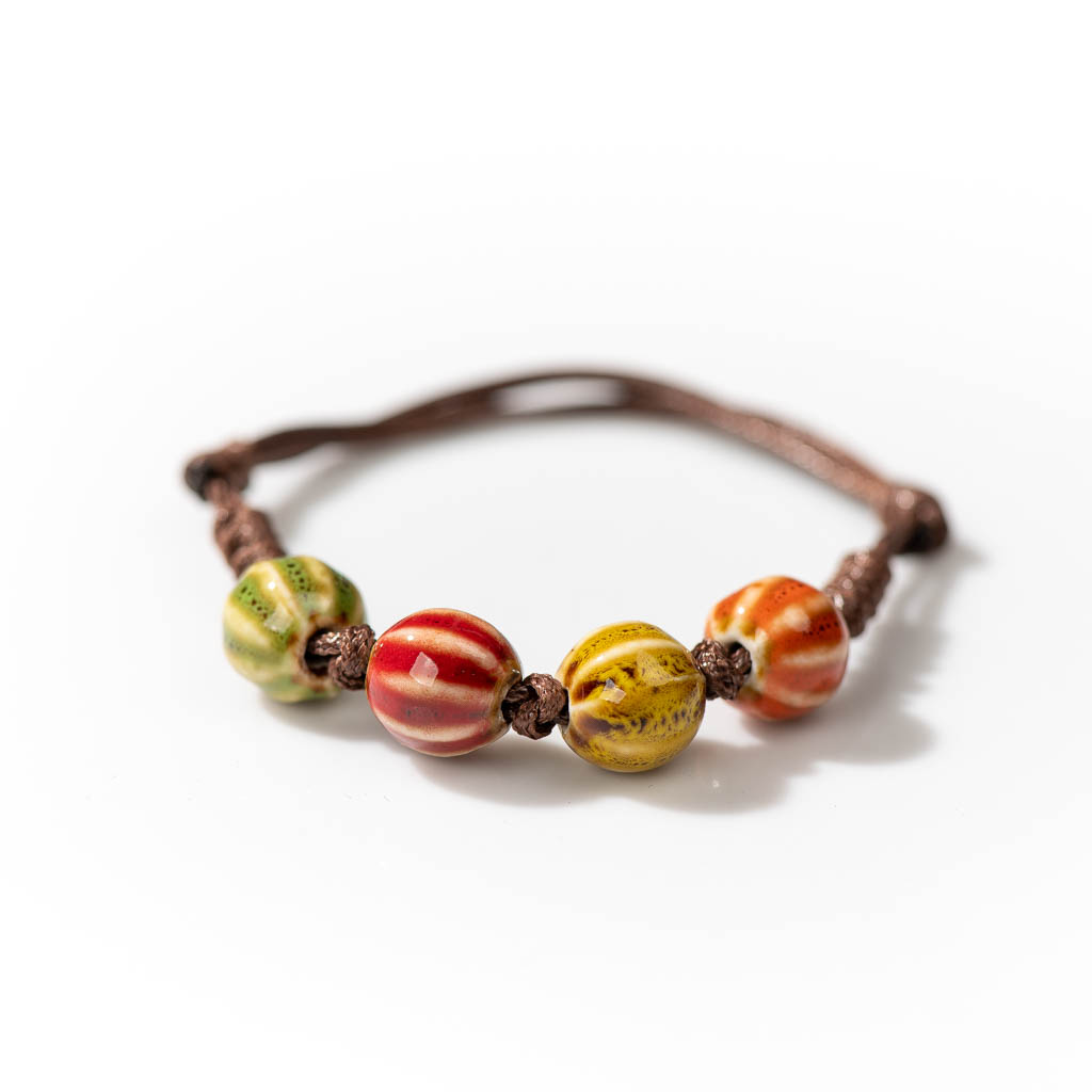 Artesanal de cerâmica estilo r - Ceramic Link Bracelet avaliação e preço